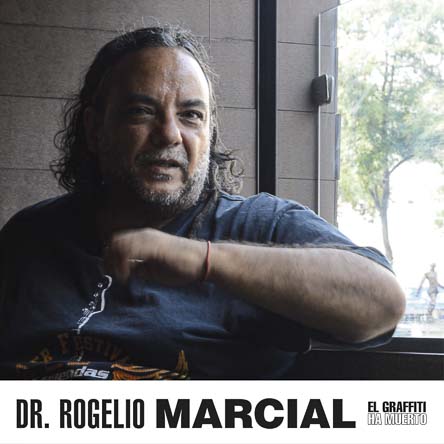 Retrato de Rogelio Marcial Vázquez en Recorriendo el Trazo